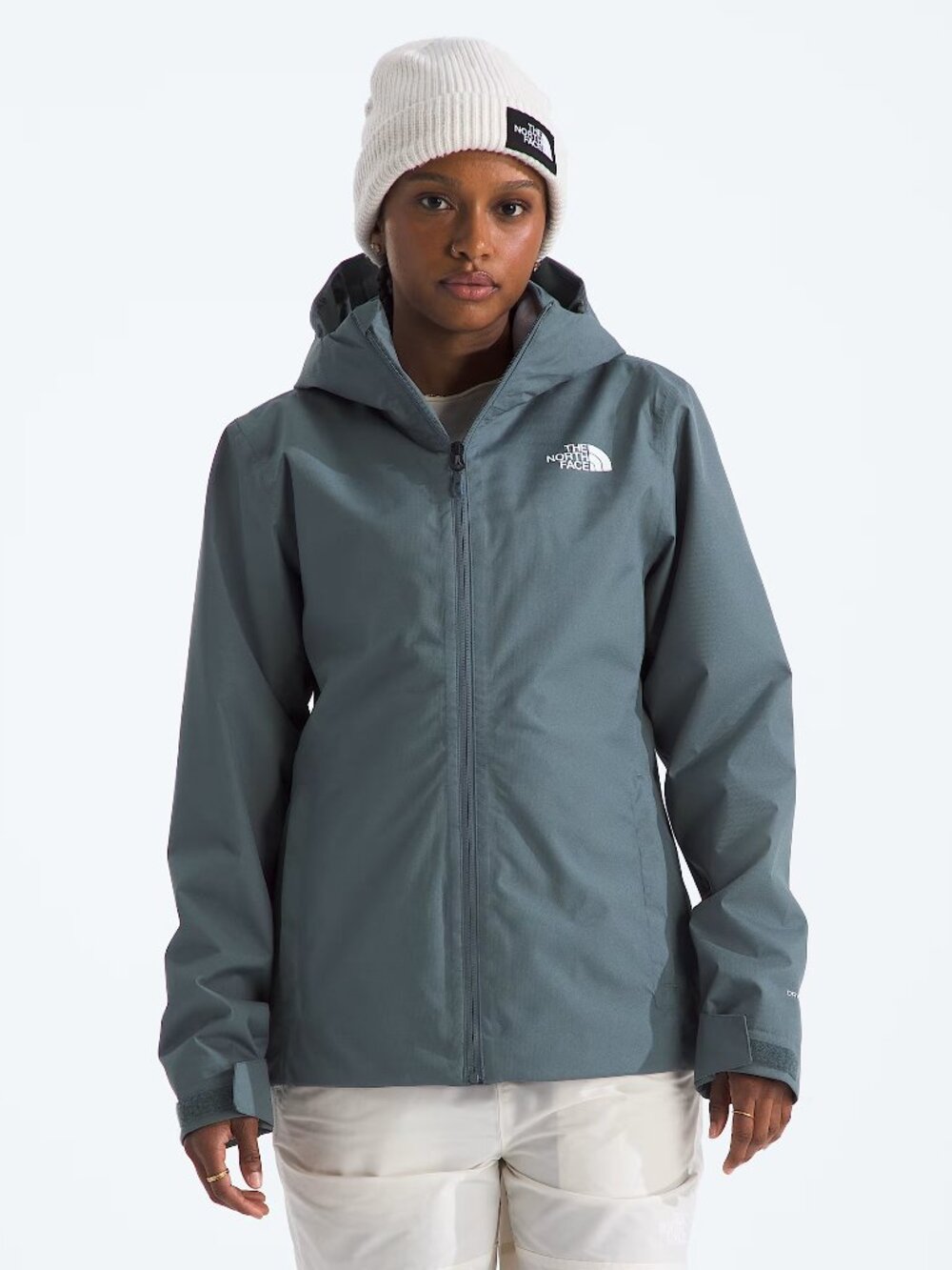 The North Face Olive Green DryVent Rain Jacket / Triclimate Shell (XL)
